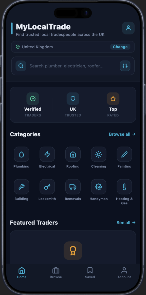 MyLocalTrade App Preview